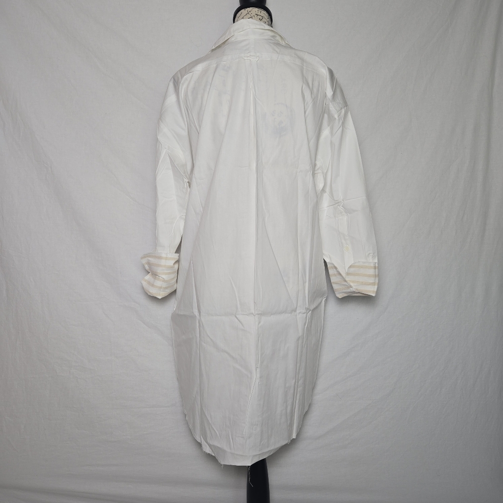 Anthropologie White w/stripes Tunic/Dress - XS, M - Picture 4 of 7